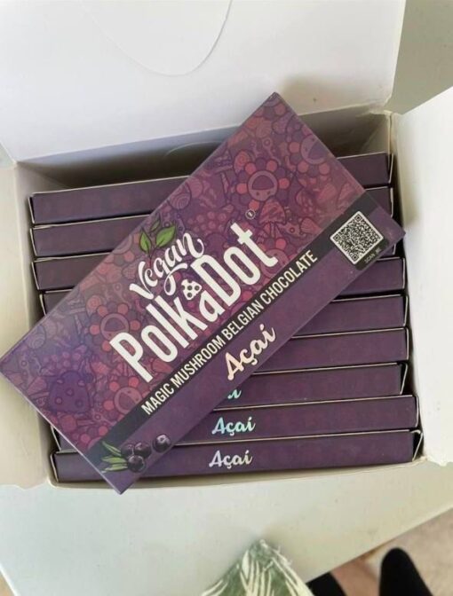 our store is the ideal place to get polka dot mushroom bars. you can buy the best polka dot chocolates or Polka Dot Acai from us. polka dot candy bar