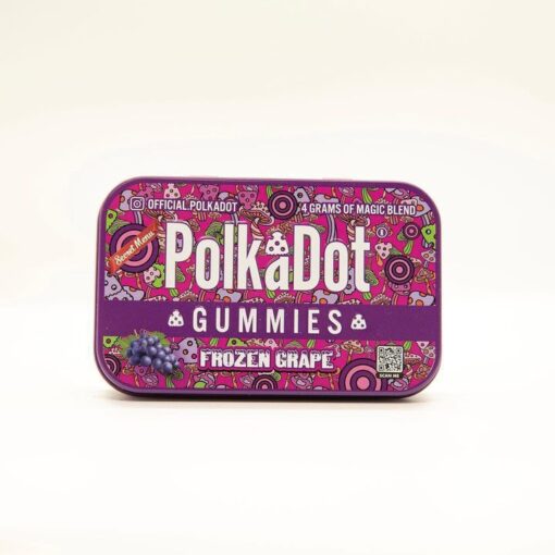 Buy PolkaDot Gummies online, Vegan magic gummies, Polkadot Frozen Grape Gummies